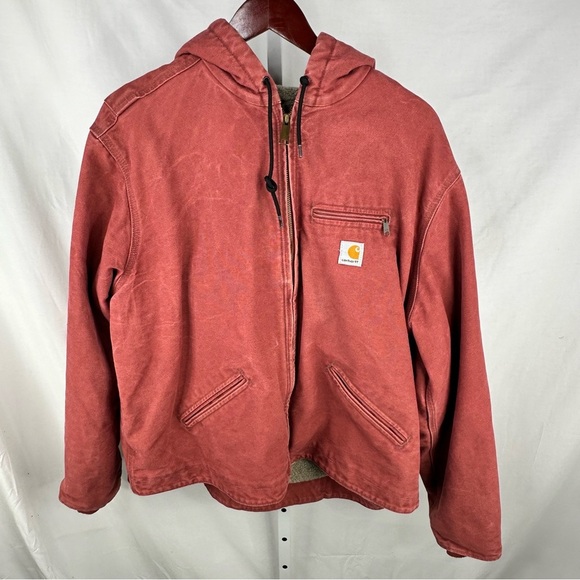Carhartt Women's Pink WJ141VRS Sherpa Lined Jacket - Size 2XL - Picture 1 of 10